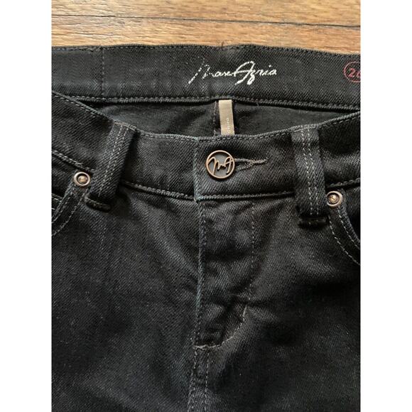 MAX AZRIA ‘The Artist’ Black Tapered Low-Rise Jeans sz 26 - Picture 8 of 16